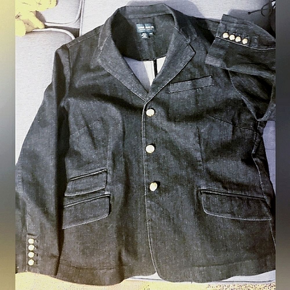 Ralph Lauren Black Denim Blazer